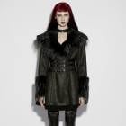 glareshop ���쥢����åס�XS-4XL��JXA012-B�������å��ߥ��ȥ��ɥ��㡼�ޥ�ե������ե��������� �� �֥�å� ��ǥ����� | �������奢��� V�� �⡼�ɷ� ���ơ��� ���� �� [PUNK RAVE] Gothic Plush Collar Warm Winter Jacquard Coat