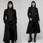 glareshop ���쥢����åס�XS-4XL��JXA016-B����ȥ������å����֥�֥쥹�ȥ�������󥰥����� �� �֥�å� ��ǥ����� | ����� �������奢��� �⡼�ɷ� [PUNK RAVE] Retro Gothic Double-Breasted Woolen Long Coat