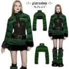 glareshop ���쥢����åס�S/L/2XL��JXA017-N���ѥ󥯥���ȥ饽�եȥե��������� ���硼�Ⱦ� ���ߥ��꡼�� ��ǥ����� | ����� �������奢��� V�� [PUNK RAVE] Punk Ultra-Soft Fur Coat