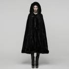 glareshop 쥢åסFJXA020-BåադեդȤѥޥ  ǥ |  | 奢 V ץ ơ   [PUNK RAVE] Gothic Mid-Length Hooded Fur Warm Winter Cloak