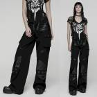 glareshop 쥢åסXS-4XLPX834-Bѥ󥯥ȥ磻ɥåѥ  ǥ |   奢 V ⡼ɷ   [PUNK RAVE] Punk Low-Waist Wide-Leg Pants
