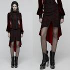 glareshop 쥢åסXS-4XLSX644-Råȥ졼٥٥åȥեåơ륹  ǥ | 奢 V ⡼ɷ [PUNK RAVE] Gothic Retro Rose Lace Velvet Fishtail Skirt