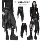 �������ȥ꡼�������� | glareshop ���쥢����åס�XS-4XL��SX647-B���ѥ󥯥������ȥ꡼�ƥ������ɥ������� �� ��ǥ����� | �������� �������奢��� V�� �⡼�ɷ� �������� �������ȥ꡼�������� [PUNK RAVE] Wasteland Decadent Punk Irregular Skirt