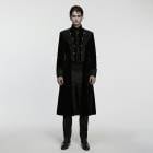 glareshop ���쥢����åס�M.S-M.5XL��JXA038-B�������å��ѥ쥹�ɽ��٥�٥åȥѡ��ƥ��������� �� �֥�å� ��� | �����å� �»� �������奢��� V�� �⡼�ɷ� ���ơ��� ���� [PUNK RAVE] Gothic Palace Embroidery Velvet Party Coat