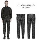 ������ڤ��glareshop ���쥢����åס�M.S-M.5XL��PX812-HB����ȥ������å��ѥ쥹�ɽ����ѥ�� ������ �֥�å��ߥۥ磻�� ��� | �������奢��� V�� �⡼�ɷ� �����ץ� ���ơ��� ���� �� [PUNK RAVE] Retro Gothic Palace Embroidered Pattern Pants