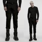 glareshop ���쥢����åס�M.S-M.5XL��PX849-B���ѥ󥯥ƥå��������ǥ˥�ѥ�� �������ѥ�� �� �֥�å� ��� | �������奢��� V�� �⡼�ɷ� �����ץ� ���ơ��� ���� [PUNK RAVE] Punk Techwear Denim Pants