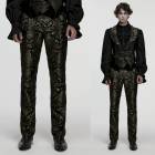 glareshop ���쥢����åס�M.S-M.5XL��PX852-GD����ȥ������å����㥫���ɻɽ��ѡ��ƥ����ѥ�� ���ߥ���ɡ� ��� | �������奢��� V�� �⡼�ɷ� �����ץ� ���ơ��� ���� [PUNK RAVE] Retro Gothic Jacquard Embroidered Party Pants