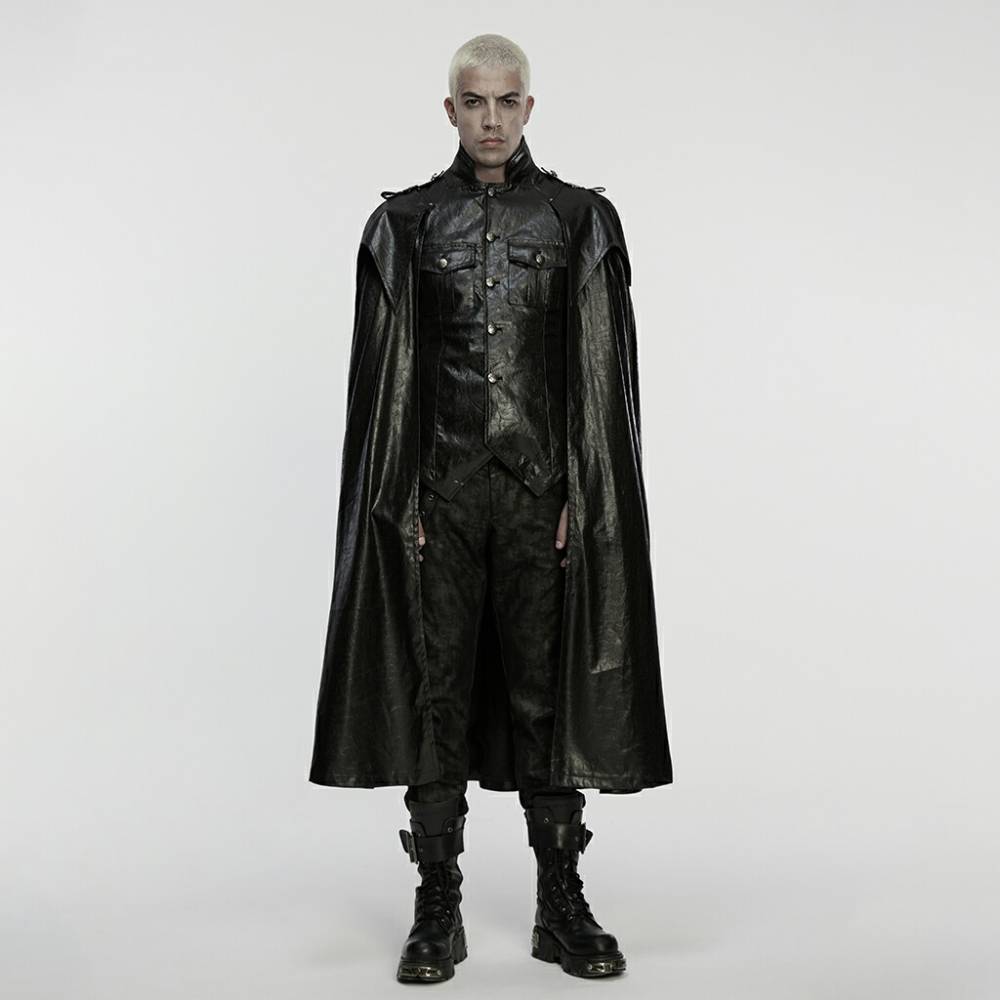 ������ڤ��glareshop ���쥢����åס�M.S-M.5XL��JXA037-B���ѥ󥯥ߥ꥿�꡼����ĥ��ԡ����������� �� �֥�å� ��� | �������奢��� V�� �⡼�ɷ� ���ơ��� ���� [PUNK RAVE] Punk One-Piece Military Shirt Cloak