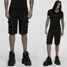 glareshop ���쥢����åס�M.S-M.5XL��PX815-B���ѥ󥯥ʥ��ȥ����ޡ��ե饰���ȥ�����ȥϡ��եѥ�� �� �֥�å� ��� | �������奢��� V�� �⡼�ɷ� �����ץ� ���ơ��� ���� �� [PUNK RAVE] Punk Knight Armor Fragment shorts