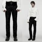 ������ڤ��glareshop ���쥢����åס�M.S-M.5XL��PX852-B����ȥ������å����㥫���ɻɽ��ѡ��ƥ����ѥ�� �� �֥�å� ��� | �������奢��� V�� �⡼�ɷ� �����ץ� ���ơ��� ���� [PUNK RAVE] Retro Gothic Jacquard Embroidered Party Pants