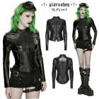 glareshop ���쥢����åס�XS-4XL��JXA045-B�������С��ѥ� �����ե��å� PU�쥶�����㥱�å� �饤������ �� �֥�å� ��ǥ����� | �������奢��� V�� �⡼�ɷ� �����ץ� ���ơ��� ���� �� [PUNK RAVE] Cyberpunk Slim Fit PU Leather Jacket