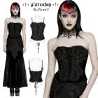 ������ڤ��glareshop ���쥢����åס�XS-4XL��KX727-B�������å��ɽ��٥�٥åȥ��륻�å� ����ߥ����� �� ��ǥ����� | ����� �������奢��� V�� �⡼�ɷ� ���ơ��� ���� [PUNK RAVE] Gothic Embroidered Velvet Corset