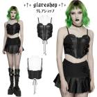 glareshop ���쥢����åס�S/L/2XL��KX714-B�������С��ѥ󥯥��륻�åȥȥå� ����ߥ����� �� ��ǥ����� | �������奢��� V�� �⡼�ɷ� �����ץ� ���ơ��� ���� �� [PUNK RAVE] Cyberpunk corset