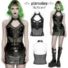 glareshop ���쥢����åס�XS-4XL��KX716-WA���ѥ󥯥��åȥ����ȥ٥��� �� ��ǥ����� | �������奢��� V�� �⡼�ɷ� ���ơ��� ���� [PUNK RAVE] Punk Structured Hollow Vest