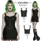 glareshop ���쥢����åס�S/L/2XL��KX724-B�������С��ѥ󥯥ᥫ�˥��륳�륻�åȥȥå� �� ��ǥ����� | �������奢��� V�� �⡼�ɷ� �����ץ� ���ơ��� ���� �� [PUNK RAVE] Cyberpunk Mechanical Corset Top