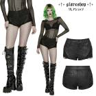glareshop ���쥢����åס�XS-4XL��PX854-B���ѥ��������������ȥ��硼�ȥѥ�� �� ��ǥ����� | �������奢��� V�� �⡼�ɷ� �����ץ� ���ơ��� ���� �� [PUNK RAVE] Punk Patterned Low Waist Shorts