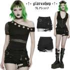 ������ڤ��glareshop ���쥢����åס�XS-4XL��PX858-B���ѥ󥯥��᡼���ǥ˥ॷ�硼�ȥѥ�� �� ��ǥ����� | �������奢��� V�� �⡼�ɷ� �����ץ� ���ơ��� ���� �� [PUNK RAVE]  Punk Denim Tattered Shorts