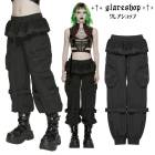glareshop ���쥢����åס�XS-4XL��PX865-B���ѥ󥯥롼�����ե��������ѥ�� �� ��ǥ����� | �������奢��� V�� �⡼�ɷ� ���� �� [PUNK RAVE] Punk Loose Cuffed Cargo Pants