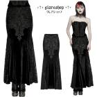 glareshop ���쥢����åס�XS-4XL��SX665-B�������å����ѥ󥳡���ɽ��졼���٥�٥åȥե��å���ơ��륹������ �� ��ǥ����� | �������奢��� V�� ���ơ��� ���� �� [PUNK RAVE] Gothic Sequin Embroidered Lace Velvet Fishtail Skirt