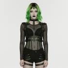 glareshop ���쥢����åס�M/2XL��Zb204-N�������С��ѥ󥯥����å�������ȥ��������ϡ��ͥ� ���ߥ��꡼�� ��ǥ����� | �������奢��� V�� �����ץ� ���ơ��� ���� [PUNK RAVE] Cyberpunk Gothic Skeleton Chain Harness