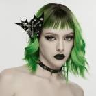 glareshop ���쥢����åס�F��ZH206-SI�����ѥ����ѥ󥯥����å��Хåȥܥ��إ��ԥ� ���ߥ���С� ��ǥ����� | �������奢��� V�� �����ץ� ���ơ��� ���� �� [PUNK RAVE] Spiked Punk Gothic Bat Bow Hairpin