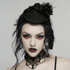 ������ڤ��glareshop ���쥢����åס�F��ZH212-B�������å���������ܥ�ե����ޥ�ϥå� �� ��ǥ����� | �������奢��� V�� �����ץ� ���ơ��� ���� �� [PUNK RAVE] Gothic Rose Ribbon Formal Hat