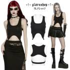 glareshop ���쥢����åס�S/L/2XL��KX741-B������å��դ������å����󥯥ȥå� �� ��ǥ����� | �������奢��� V�� �⡼�ɷ� �����ץ� ���ơ��� ���� �� [PUNK RAVE] Gothic Tank Top with Clips