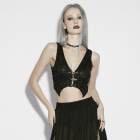 ������ڤ��glareshop ���쥢����åס�S/L/2XL��KX745-B�������å����㥫���ɥ��󥯥ȥå� �٥��� �� ��ǥ����� | �������奢��� V�� �⡼�ɷ� �����ץ� ���ơ��� ���� �� [PUNK RAVE] Goth Jacquard Tank Top