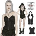 ������ڤ��glareshop ���쥢����åס�XS-4XL��KX747-B���ѥ󥯥ǥ˥��곰����ǽ�ʥա����դ��٥��� ���륻�å� �Ρ����꡼�֥ѡ����� �� ��ǥ����� | �������奢��� V�� �⡼�ɷ� ���ơ��� �ϥ������� ���� [PUNK RAVE] Punk Denim Detachable Hooded Vest