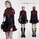 glareshop ���쥢����åס�S/L/2XL��JX995-R�������å�����ǡ������ե����ǥӥ륷�硼�� �ݥ�� ������ ��ǥ����� | �������奢��� V�� �⡼�ɷ� �����ץ� ���ơ��� ���� �� [PUNK RAVE] Gradient devil shawl