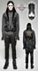 glareshop 쥢åסM.S-M.5XLKX177-Bå ٥ ߥɥ եå졼䡼 Ǻ 㥬 եͥ  ֥å  | 奢 V   [PUNK RAVE] Gothic Fake Two Pieces Swallow Tail Sleeveless Jacket Gothic vest
