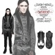 glareshop 쥢åסM.S-M.5XLKX177-Bå ٥ ߥɥ եå졼䡼 Ǻ 㥬 եͥ  ֥å  | 奢 V   [PUNK RAVE] Gothic Fake Two Pieces Swallow Tail Sleeveless Jacket Gothic vest