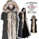glareshop 쥢åסFJX309-B ޥ 󥰾 եդå ադ  ֥å ǥ/ |  å եå 奢 V ⡼ɷ ץ ơ   [PUNK RAVE] Gothic Long Cloak