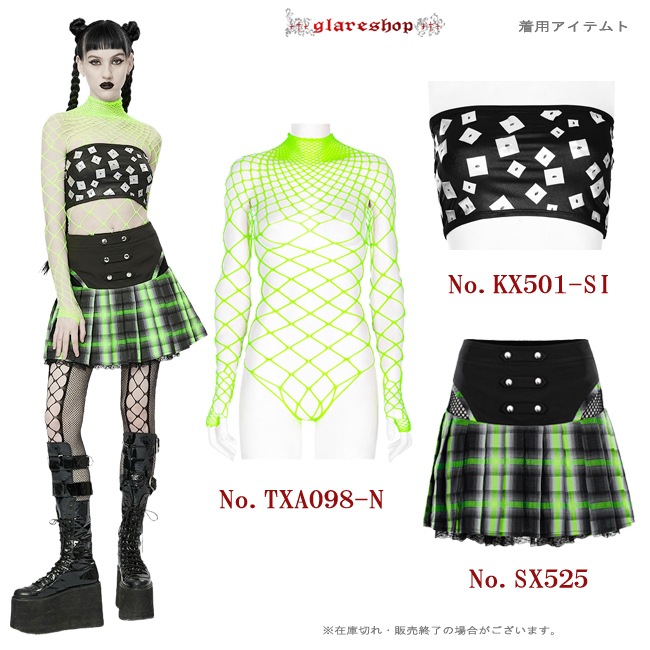 glareshop 쥢åסXS-4XLSX525-N ѥ ʥݥ쥪 åץ꡼ĥ ߥ꡼ ǥ | ѥ 奢 V ץ ơ   [PUNK RAVE] Gothic Punk Grunge Girl Plaid Pleated Mini Skirt