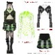 glareshop 쥢åסXS-4XLSX525-N ѥ ʥݥ쥪 åץ꡼ĥ ߥ꡼ ǥ | ѥ 奢 V ץ ơ   [PUNK RAVE] Gothic Punk Grunge Girl Plaid Pleated Mini Skirt
