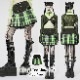 glareshop 쥢åסXS-4XLSX525-N ѥ ʥݥ쥪 åץ꡼ĥ ߥ꡼ ǥ | ѥ 奢 V ץ ơ   [PUNK RAVE] Gothic Punk Grunge Girl Plaid Pleated Mini Skirt
