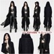 glareshop 쥢åסXS-5XLJX852-B ադ 󥰾 ᡼˥å 쥤䡼 ǥ  ֥å ǥ | ѥ 奢 V ⡼ɷ ơ   [PUNK RAVE] Goth decadent layered long coat