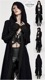 glareshop 쥢åסXS-5XLJX852-B ադ 󥰾 ᡼˥å 쥤䡼 ǥ  ֥å ǥ | ѥ 奢 V ⡼ɷ ơ   [PUNK RAVE] Goth decadent layered long coat