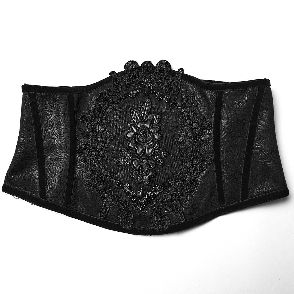 ������ڤ��glareshop ���쥢����åס�S/L/2XL��KX687-B�����饷���르���å��������㥹����ܥ��쥶���������ȥХ�� �������ȥ٥�� �� �֥�å� ��ǥ����� | �������奢��� V�� �����ץ� ���ơ��� [PUNK RAVE] Gothic Gorgeous Embossed Leather Waistband
