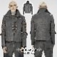 glareshop 쥢åסM.S-M.5XLJX823-GYѥ 㥱å 硼Ⱦ Ǻ 쥶 Ĺµ 졼ߥ֥饦  | 奢 V ץ ơ   [PUNK RAVE] Post-apocalyptic style short jacket