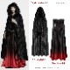 glareshop 쥢åסFJX809-B  󥰾 쥬 ե Ӷ̥ȥå աեޥ  ֥å ǥ |  奢 V ⡼ɷ ץ ơ   [PUNK RAVE] Goth faux rabbit fur long cloak