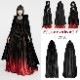 glareshop 쥢åסFJX809-B  󥰾 쥬 ե Ӷ̥ȥå աեޥ  ֥å ǥ |  奢 V ⡼ɷ ץ ơ   [PUNK RAVE] Goth faux rabbit fur long cloak