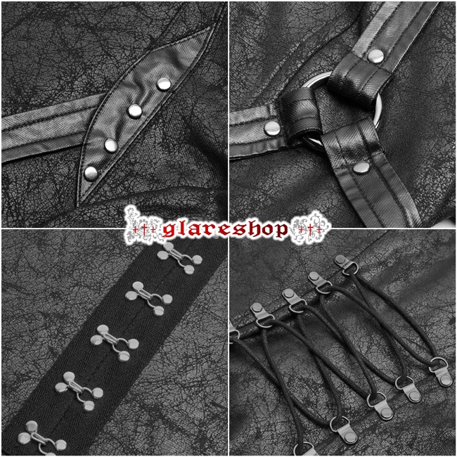 glareshop ���쥢����åס�XS-5XL��JX572-B���ѥ� ������ ���󥰾� ���֥�ե����ʡ� ���� �졼�����å� �� �֥�å� ��ǥ����� | �������� ����� ��������ѥ� �������奢��� V�� �⡼�ɷ� �����ץ� ���ơ��� ���� �� [PUNK RAVE] Dark Punk Long Coat