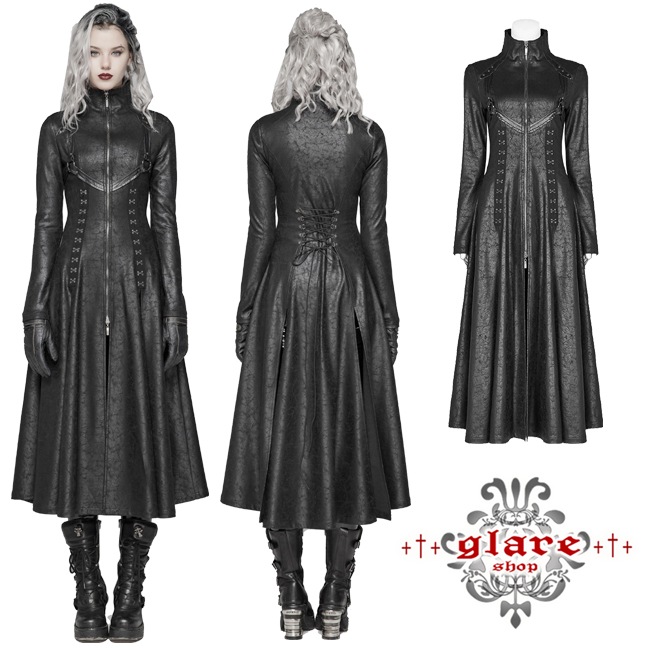 glareshop ���쥢����åס�XS-5XL��JX572-B���ѥ� ������ ���󥰾� ���֥�ե����ʡ� ���� �졼�����å� �� �֥�å� ��ǥ����� | �������� ����� ��������ѥ� �������奢��� V�� �⡼�ɷ� �����ץ� ���ơ��� ���� �� [PUNK RAVE] Dark Punk Long Coat