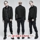 glareshop 쥢åסM.S-M.5XLJX780-Bѥ 㥱å 硼Ⱦ  Ǻ åߥĥ ɥ顼  ֥å  | å եå 奢 V ⡼ɷ ץ ơ   [PUNK RAVE] Punk rugged jacket