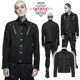 glareshop 쥢åסM.S-M.5XLJX780-Bѥ 㥱å 硼Ⱦ  Ǻ åߥĥ ɥ顼  ֥å  | å եå 奢 V ⡼ɷ ץ ơ   [PUNK RAVE] Punk rugged jacket