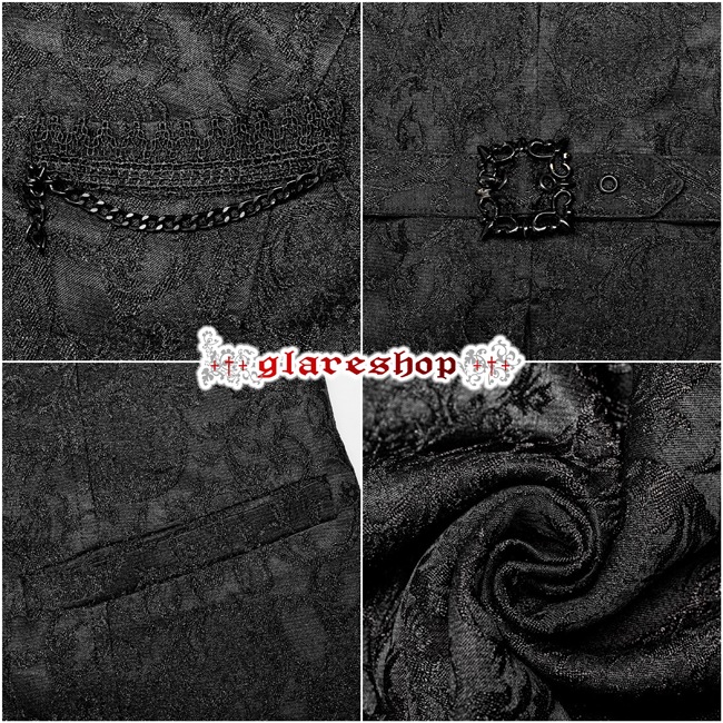 glareshop ���쥢����åס�M.S-M.5XL��KX481-B���������� �����å� �ե����ޥ� ������² ���� ���㥬���� �٥��� �� ��� | ��������ե��å���� �������奢��� V�� �⡼�ɷ� �����ץ� ���ơ��� ���� �� [PUNK RAVE] Gorgeous Goth vest