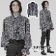 glareshop ���쥢����åס�M.S-M.5XL��TXA057-GY�������å� �����ͥ��ե���ե��֥饦�� ���쥬��ȥ������롼����� ���졼 ��� | �������奢��� V�� �⡼�ɷ� �����ץ� ���ơ��� ���� �� [PUNK RAVE] Vintage Gothic Embossed Pattern Long Sleeve Shirt