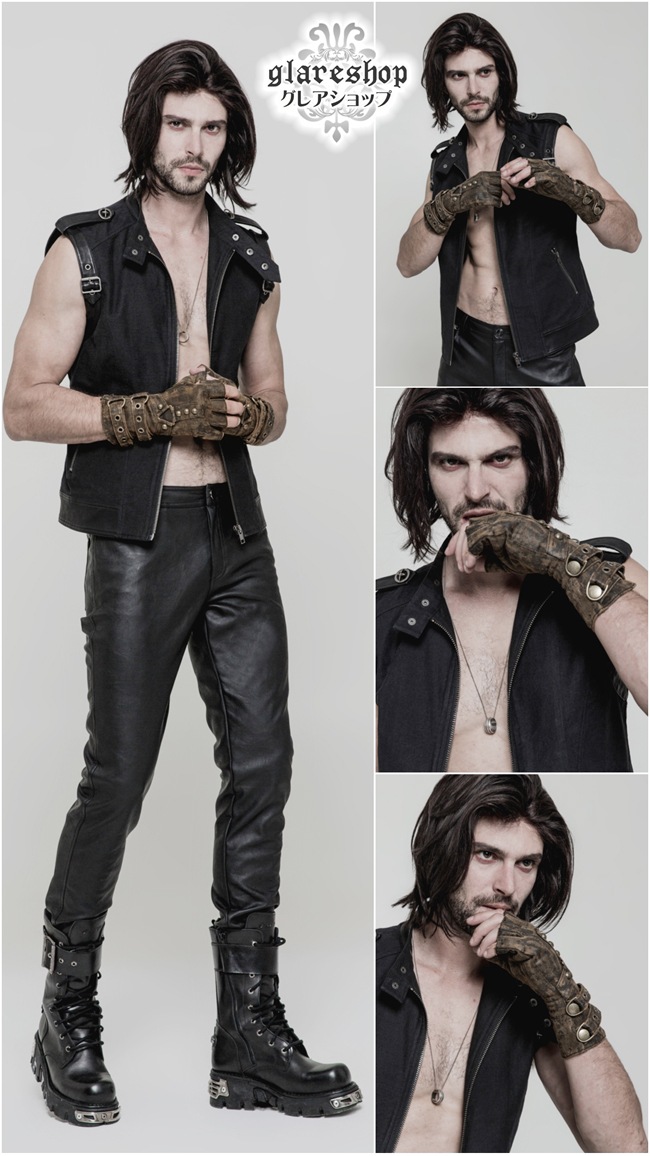 glareshop ���쥢����åס�M.XL/M.3XL��Zt024-C���������� ��������ѥ� ������ �ե��å��쥶�� �������� �ؤʤ� ���� �֥饦�� ��� | �ѥ� ���å� �ե��å���� �������奢��� V�� �⡼�ɷ� �����ץ� ���ơ��� ���� �� [PUNK RAVE] Steampunk Gloves