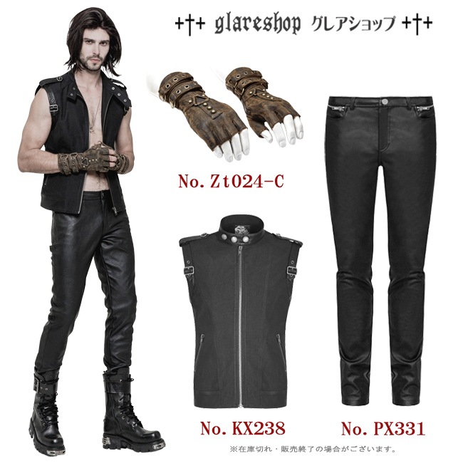 glareshop ���쥢����åס�M.XL/M.3XL��Zt024-C���������� ��������ѥ� ������ �ե��å��쥶�� �������� �ؤʤ� ���� �֥饦�� ��� | �ѥ� ���å� �ե��å���� �������奢��� V�� �⡼�ɷ� �����ץ� ���ơ��� ���� �� [PUNK RAVE] Steampunk Gloves
